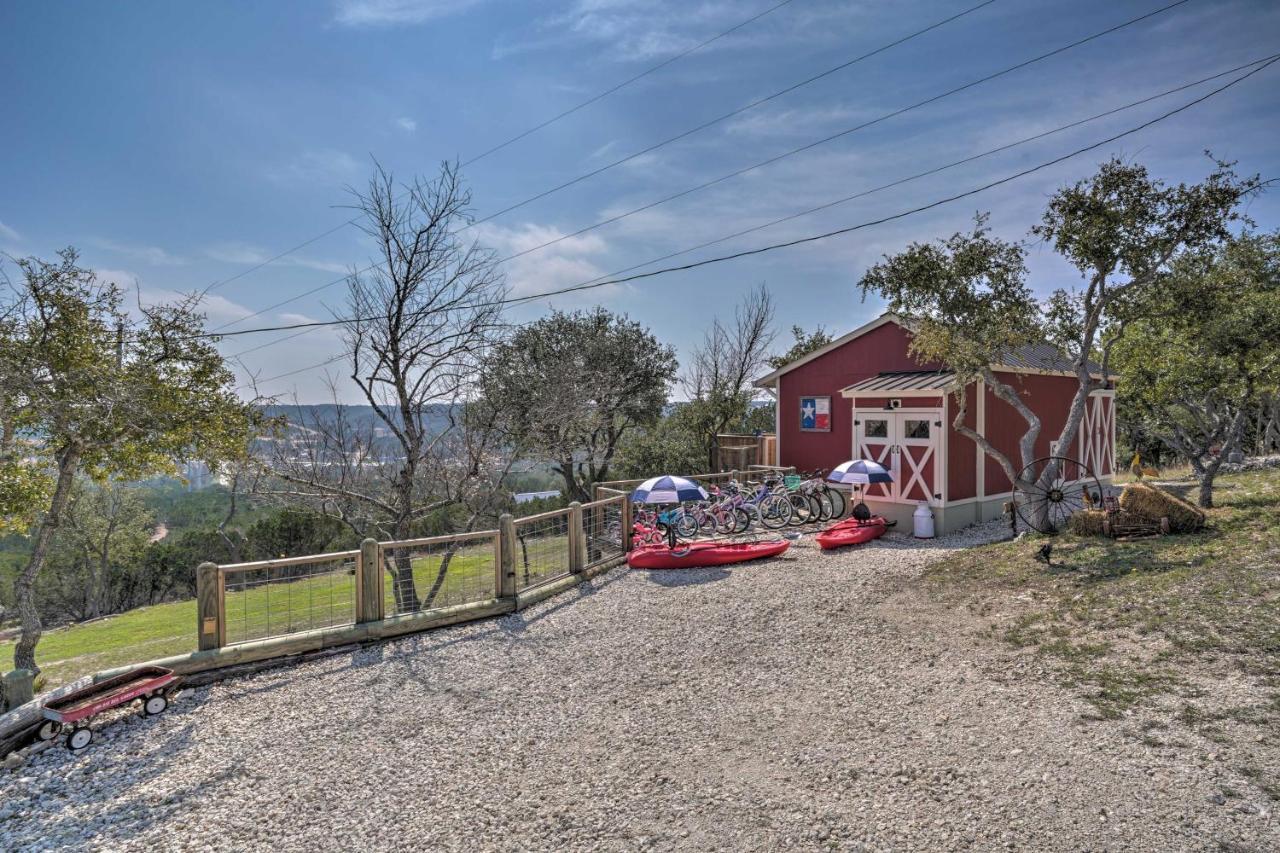 Kerrville Converted Barn Tiny Home With Kayaks! 외부 사진