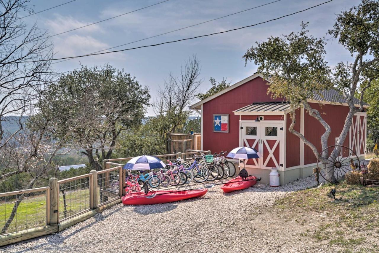 Kerrville Converted Barn Tiny Home With Kayaks! 외부 사진